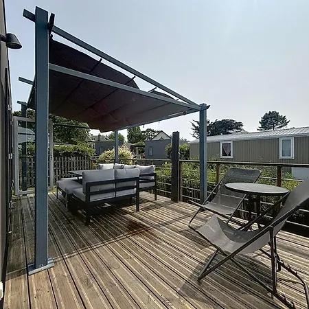 Mobil-home Moderne 3 Chambres, Terrasse, Animaux Admis - Fr-1-361a-97 *