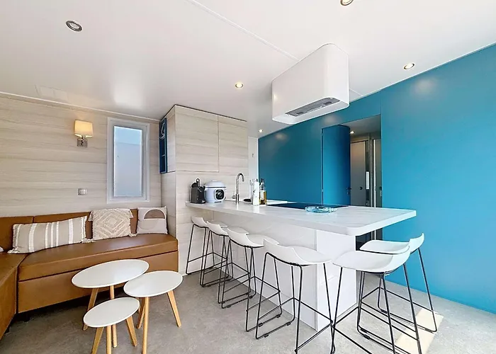 度假居 Mobil-home Moderne 3 Chambres, Terrasse, Animaux Admis - Fr-1-361a-97